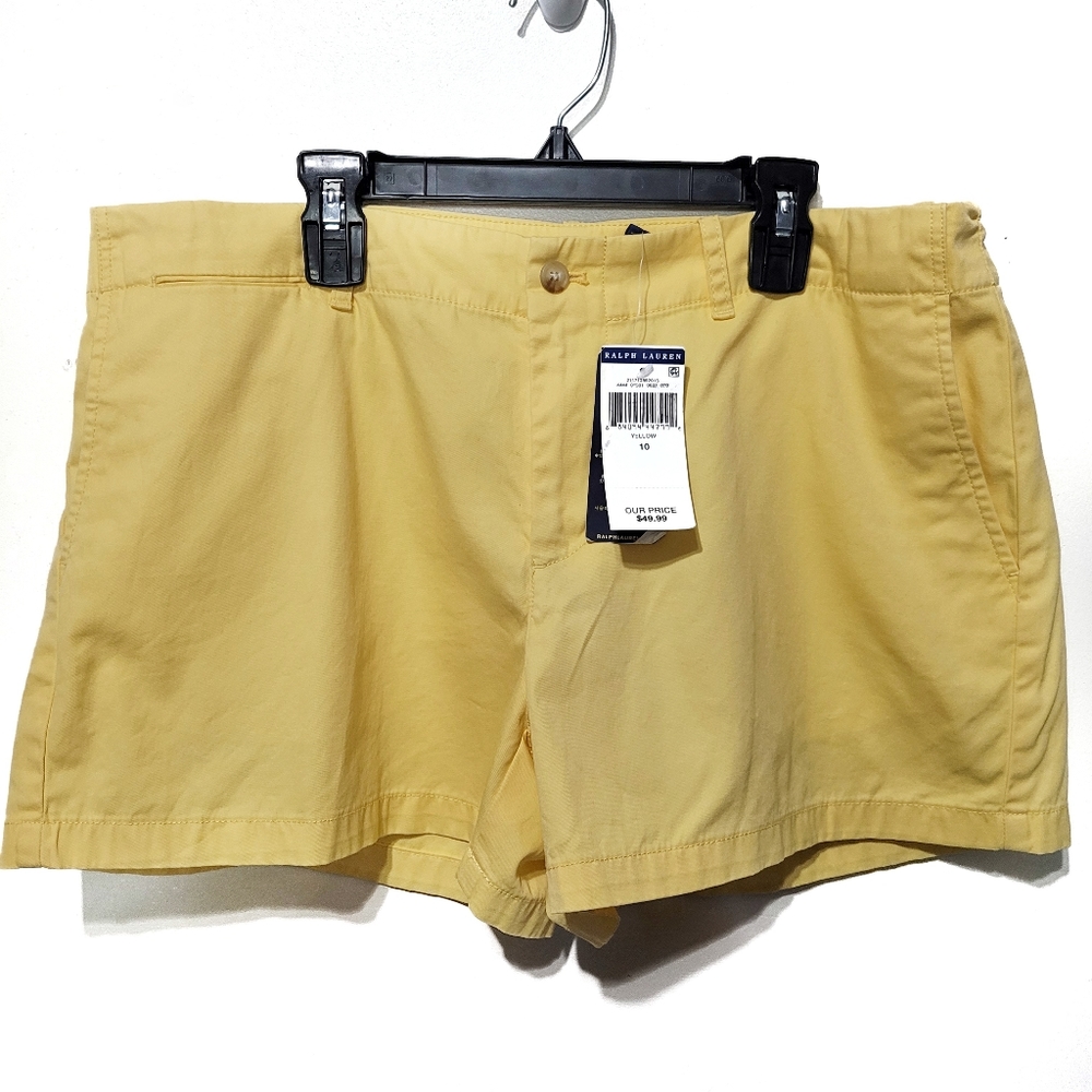 Polo by Ralph Lauren Yellow Cotton Shorts